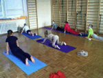 joga dzieci pies do góry