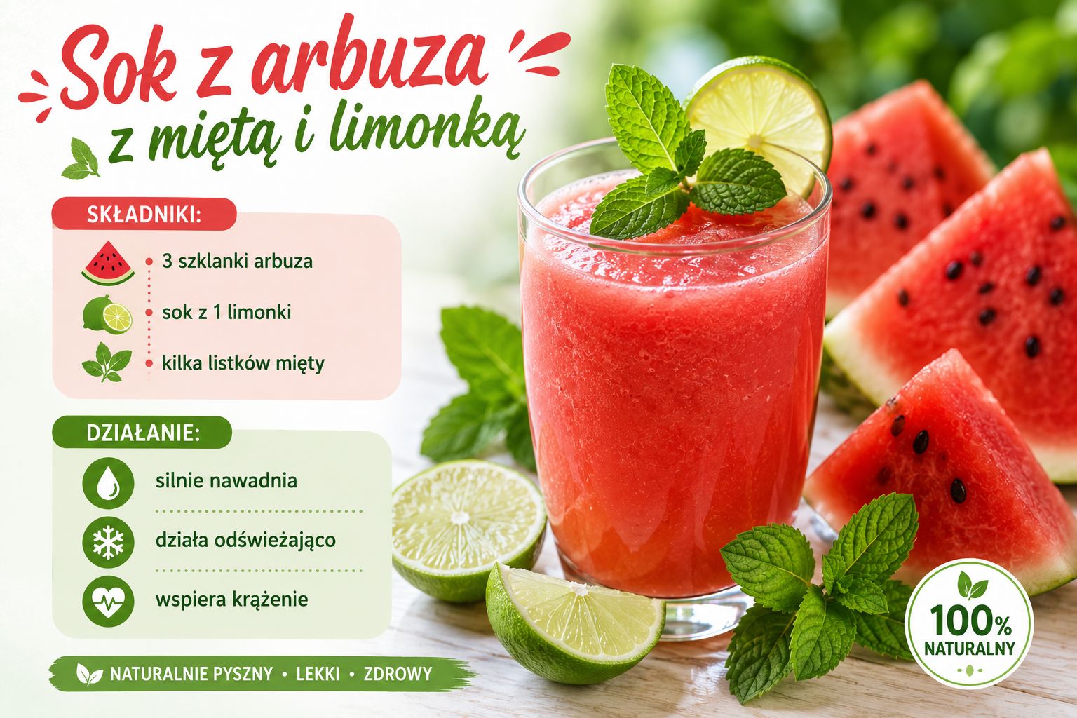 sok arbuz limonka