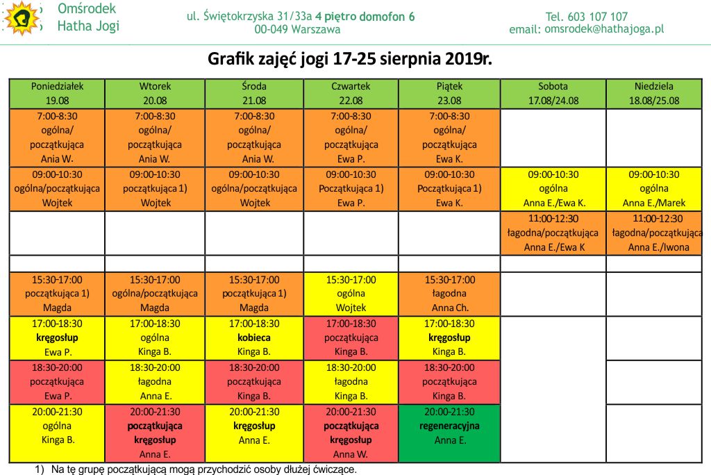 grafik jogi 17 25 sierpień 2019