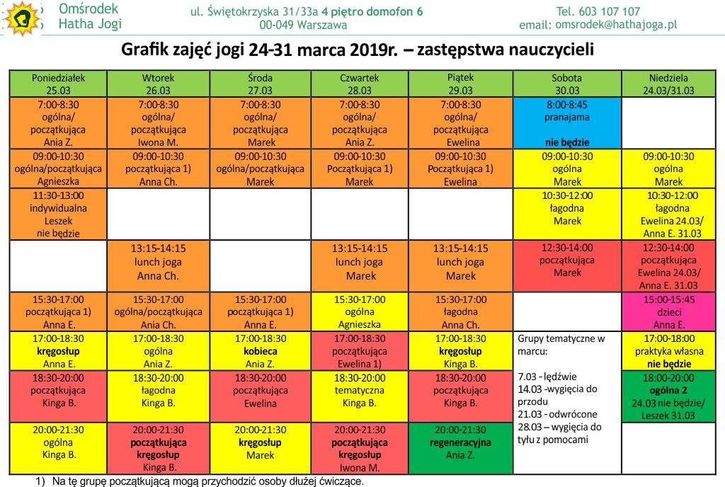 grafik jogi 24 31 marzec 2019