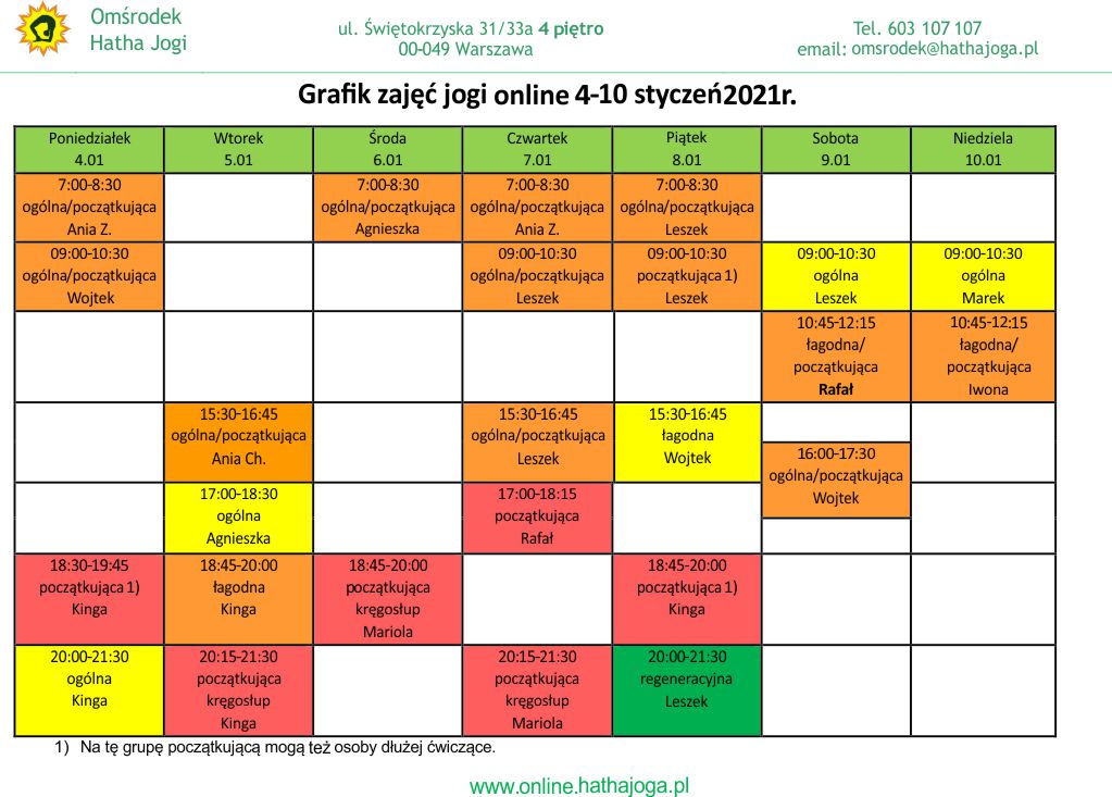 grafik jogi online 4 10 styczeń 2021