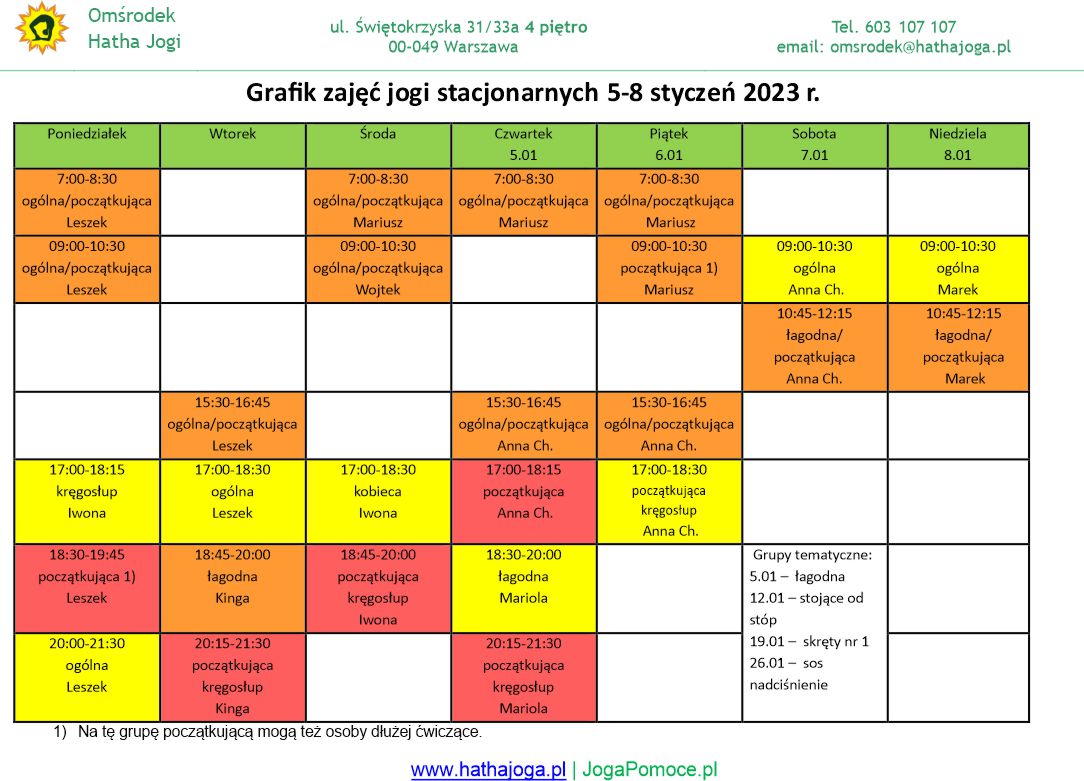 grafik jogi stacjonarne 5 8 styczeń 2023