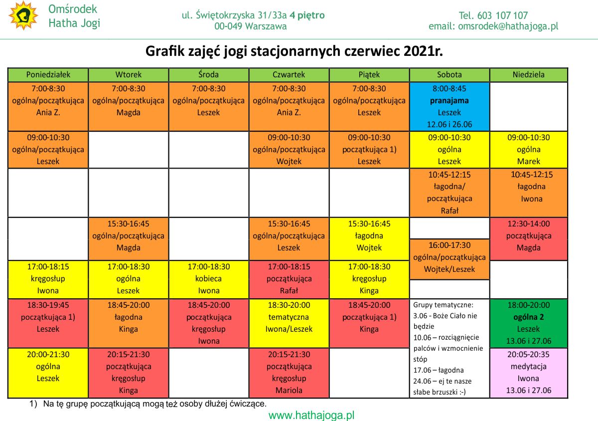 grafik jogi stacjonarne czerwiec 2021