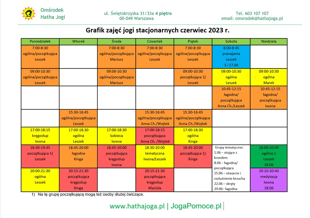 grafik jogi stacjonarne listopad 2022