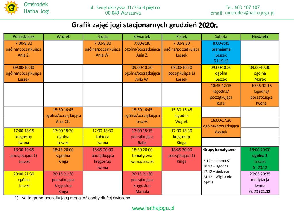 grafik stacjonanre grudzień 2020