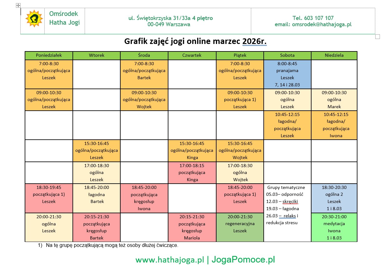 grafik jogi online luty 2026