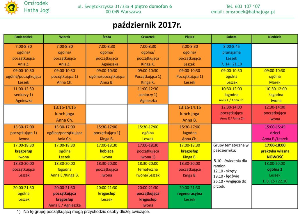 pazdziernik 2017 grafik jogi