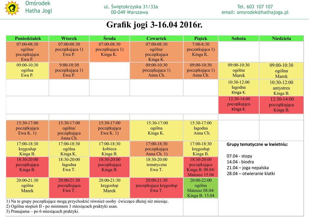 kwiecień Nepal 2016 grafik