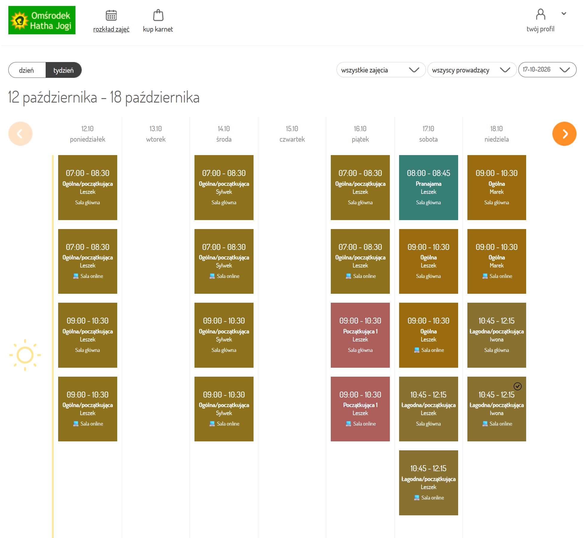 zapisy_online_grafik0 Zmiana systemu do obsługi szkoły - Omśrodek Hatha Jogi