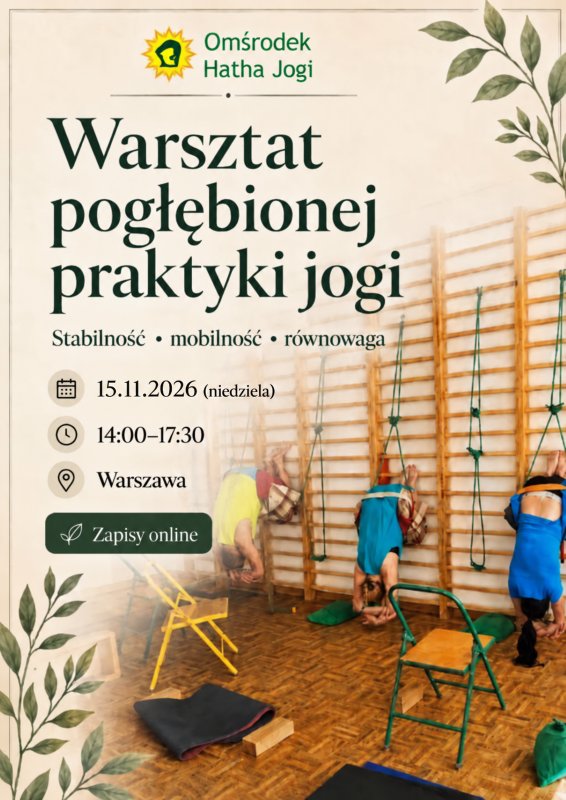 warsztat_joga_listopad Zajęcia - Omśrodek Hatha Jogi